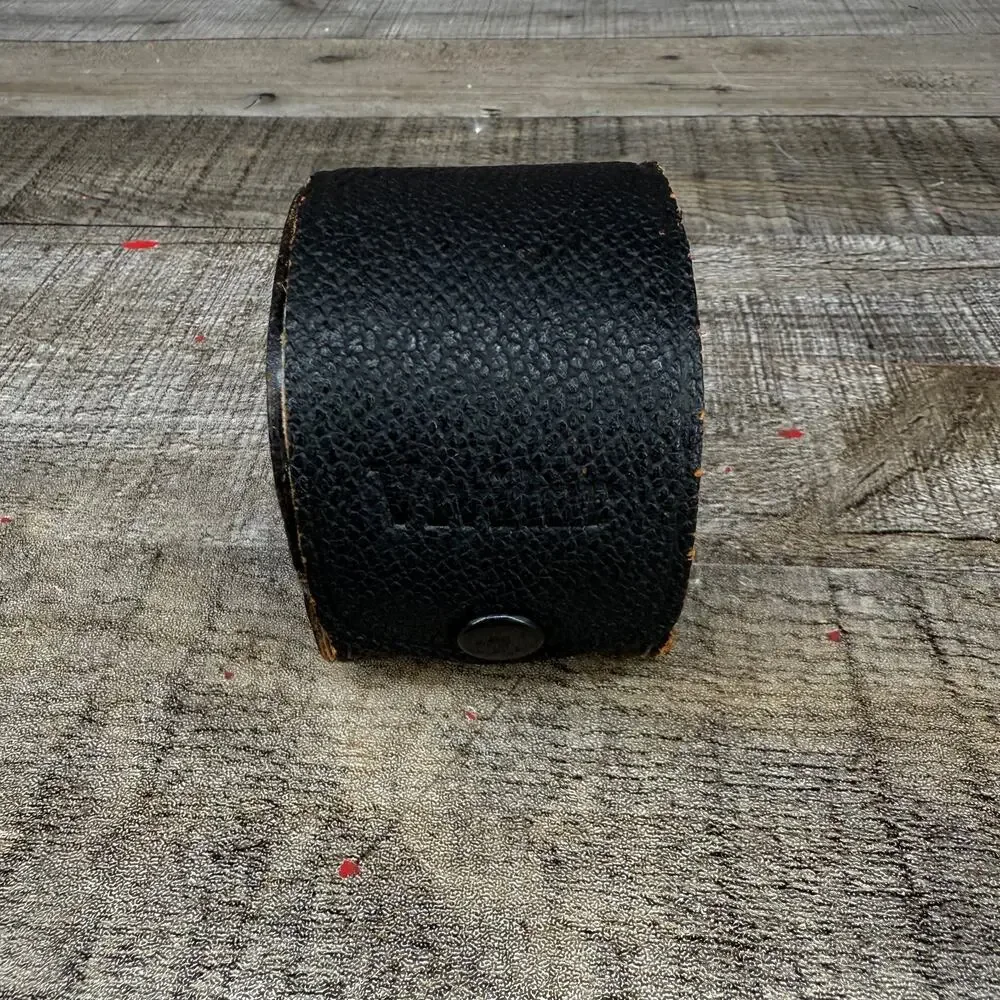 Vintage Vivatar Lens Case Black Snap Close Made in Japan